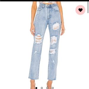Superdown Ramona Straight Leg Jeans